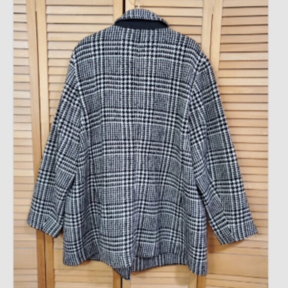 Talbots Plus Size Long Boiled Wool Jacket Size 20W - Picture 5 of 6